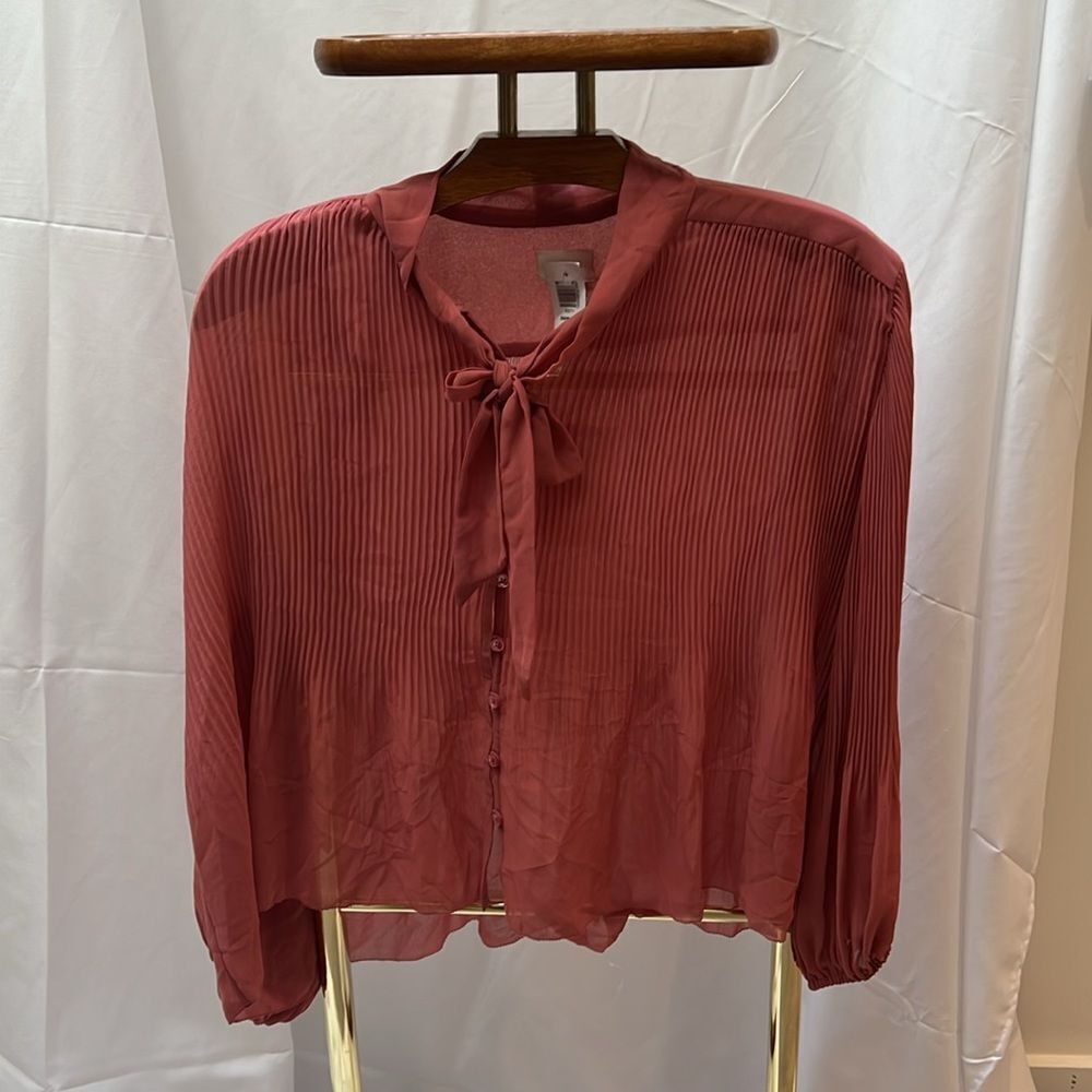 Babaton Terracotta Barbara Blouse